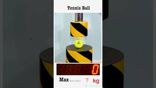 💥LIVE KG METER: 10000kg CRUSHES Tennis ball!Survive?#Satisfying #PressureTest#ScienceExperiment