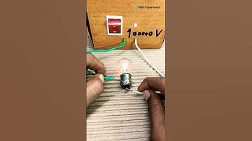 400000 voltage 1 watt bulb💡status #shorts #experiment #tech #project