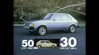 Dodge Miser Hatchback Commercial (1981)