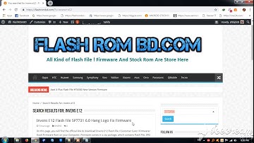Invens E12 Flash File | SP7731 |6.0 | Hang Logo Fix | Firmware