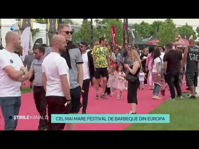 Stirile Kanal D - Cel mai mare festival de barbeque din Europa! | Editie de pranz class=