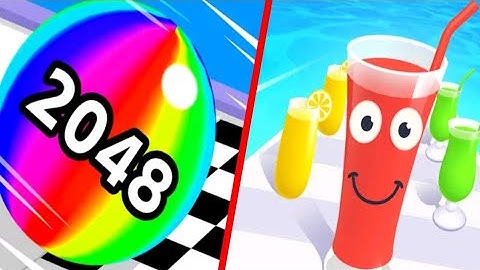 🎮Juice Run vs BallRun2048 All Levels - New Max Level Android,Ios Mobile Gameplay