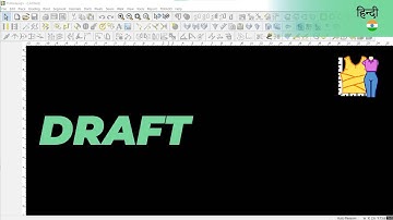 हिन्दी - Draft Tool | TUKAdesign Video Help | CAD Pattern Making Software | Hindi