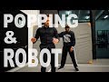 Popping  robotdance  fonky ninja ft freestyle elyas