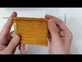 تريكو غرزه سهله جدا من سطرين فقط