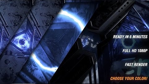 After Effects Template: 3D Mechanic Logo | Futuristic Intro - Scifi Opener