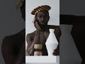 A Male Model Posing with a Ceramic Vase  - Natural Beauty Scene | #shorts