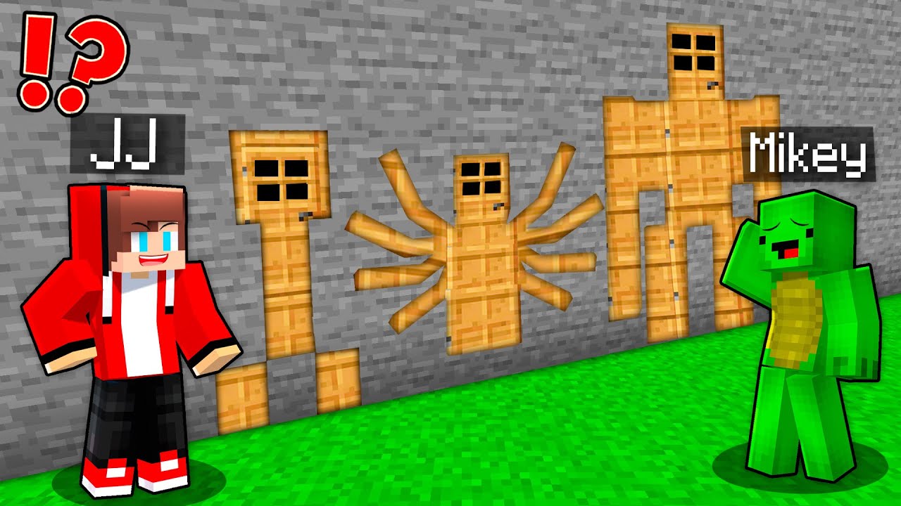 Mikey and JJ Found SECRET DOORS IN THE FORM OF MOBS in Minecraft ! WHICH DOOR TO CHOOSE