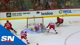 Jonathan Bernier Slides Across To Make Huge Glove Save