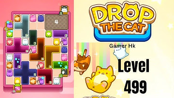 Drop The Cat Level 499 hard level Walkthrough Solution 