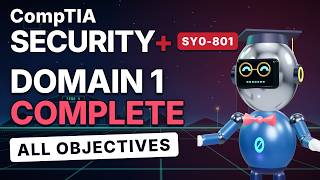 Full CompTIA Security+ SY0-801 Domain 1 Complete (Animated): General Security Concepts Guide