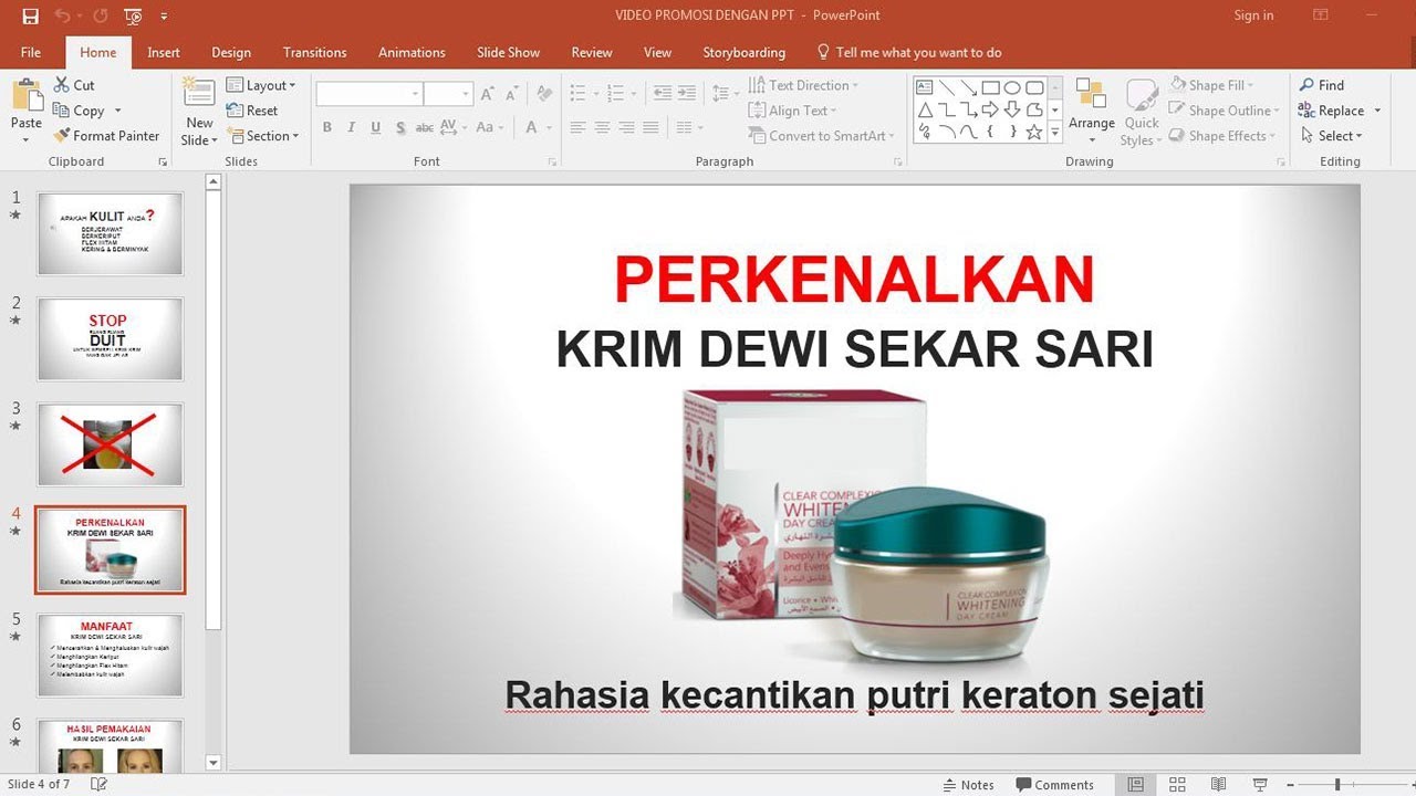 Cara Membuat Video Promosi Menggunakan Powerpoint Youtube