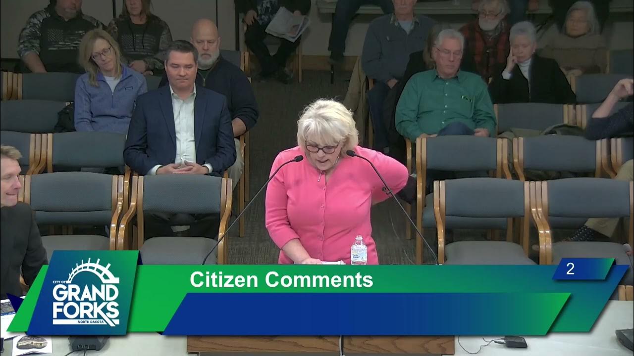 Grand Forks City Council Meeting 1323 YouTube
