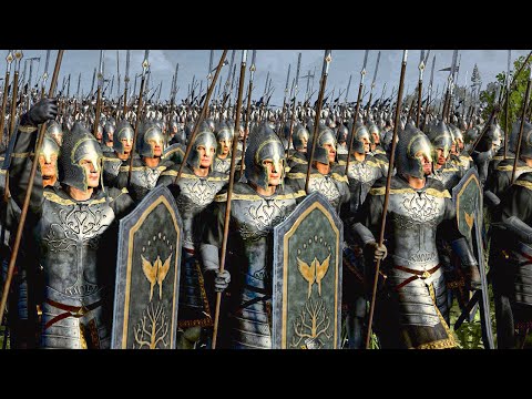 Видео: 10 000 Гондор VS 80 000 Орков Саурона и Истерлингов - Cinematic Battle Rise Of Mordor