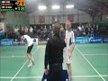 Irish Open 2012 Mens Singles Final Scott Evans (IRE) v Lucas Corvee (FRA) winning point