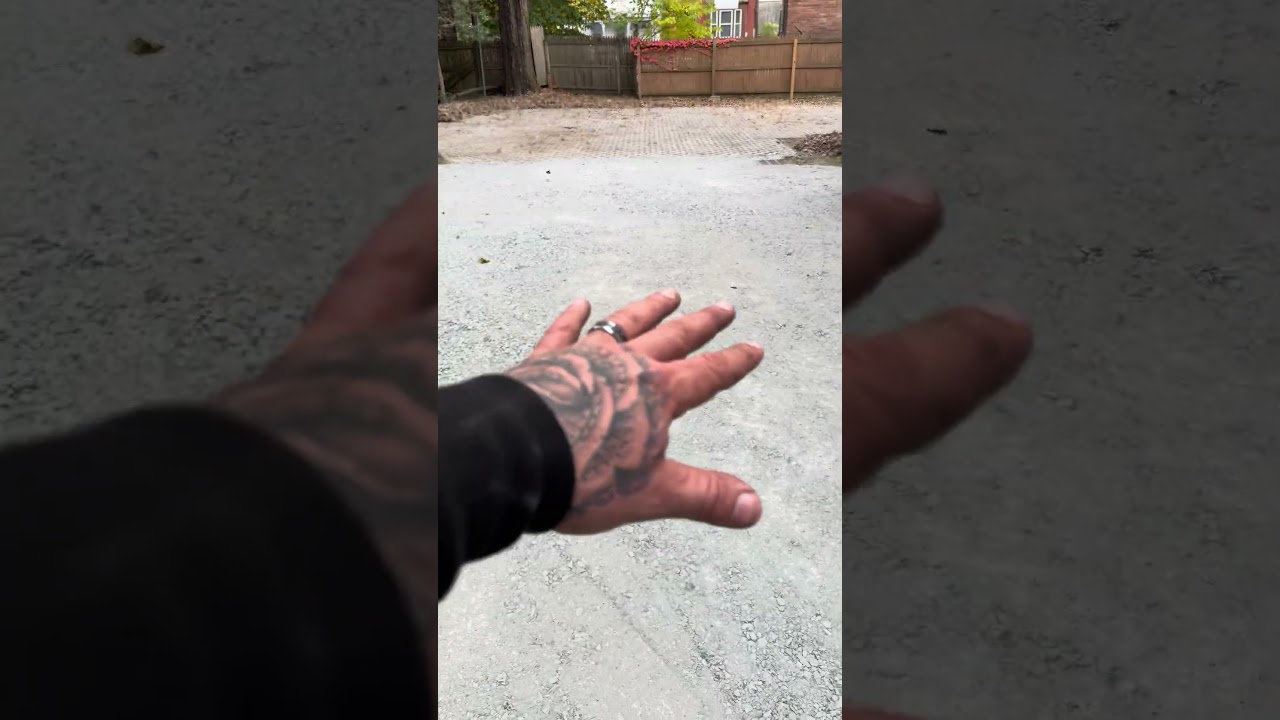 Concrete driveway demo came out nice 