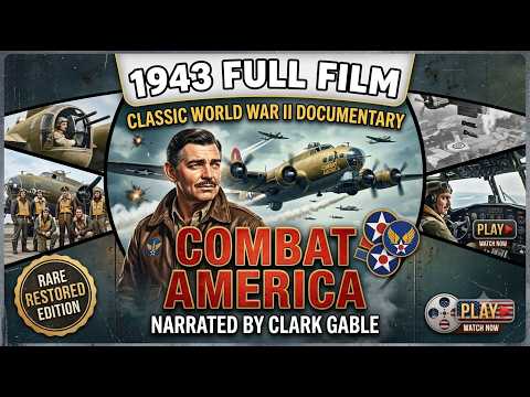 Combat America (1943) — Classic World War II Documentary [Restored]