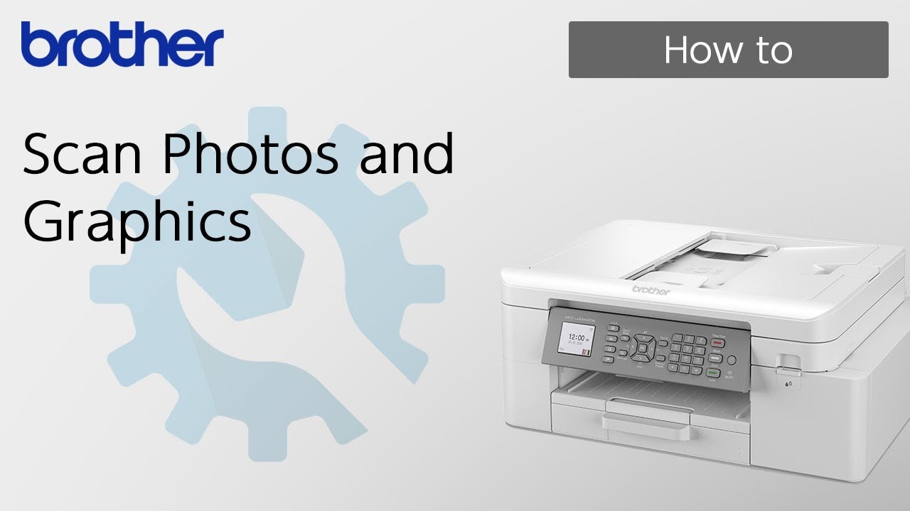 Scan Photos and Graphics [Brother Global Support] - YouTube