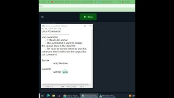 uniq Command in Linux Tamil #shorts