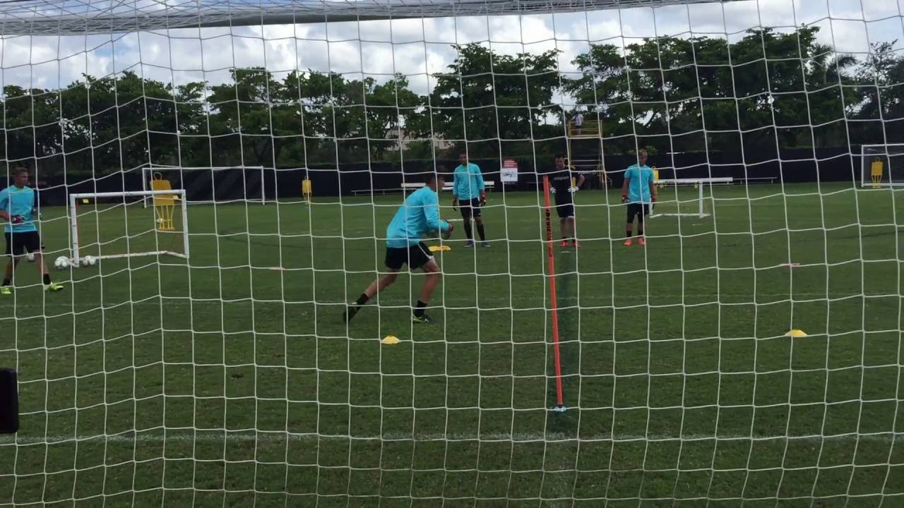 Goalkeeper Catching, Hand distribution, Angles and Ready Position Drill
