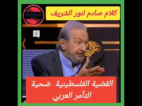 موقف الفنان المقتدر نور الشريف من القضية الفلسطينية