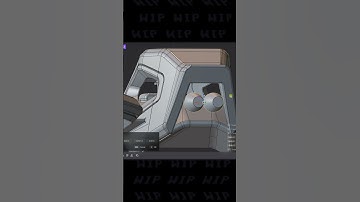 Sci-Fi drone in Plasticity 3D. PT 4 #plasticity #3d #b3d  #3dmodeling #design #industrial #drone