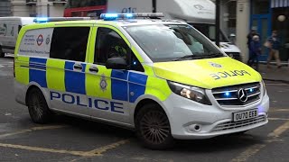 Compilation Emergency Vehicles Responding In Central London