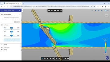 Autonomous Valve CFD Demo - Tilted Check Valve