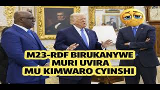 X - SPACE : M23-RDF BIRUKANYWE MURI UVIRA MU KIMWARO CYINSHI