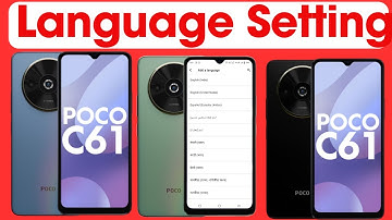 how to change language in poco c61, poco c61 language setting