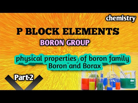 P block elements class12 | Pதொகுதி தனிமங்கள் | Borongroup elements | Borax | போரான் தொகுதிதனிமங்கள்