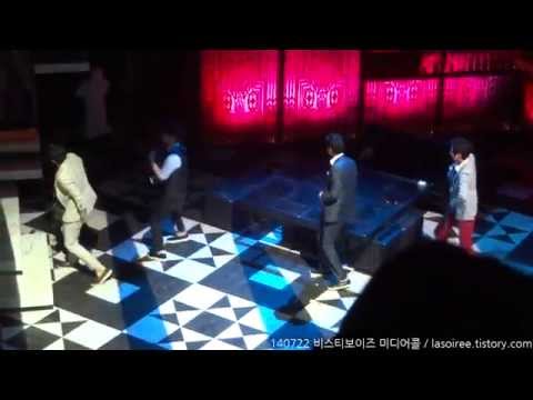 140722 비스티보이즈 미디어콜 2 - 레슨, 누나누나 (이규형, 정민, 이지호, 이현, 엄태형)