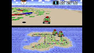 Super Mario Kart - NTSC Non-NBT KB2 5Lap 1'04"30 / 1Lap 12"56