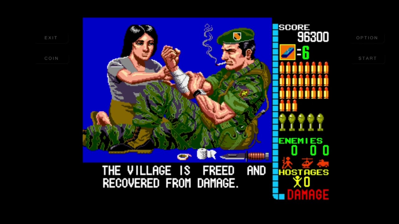 MAME Arcade: Taito Operation Wolf Arcade Longplay