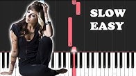 Slow Easy Piano Tutorials by Dario - YouTube