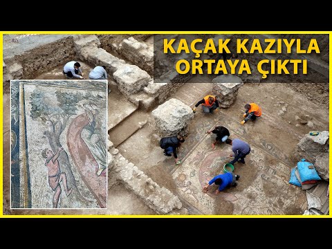 Germanicia Antik Kenti'ndeki Kazılarda, 1500 Yıllık Açık Hava Şölenini Anlatan Mozaik Bulundu