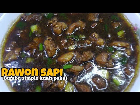 Cara Masak Rawon Daging Bumbu Instan