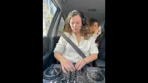 DJ in a car