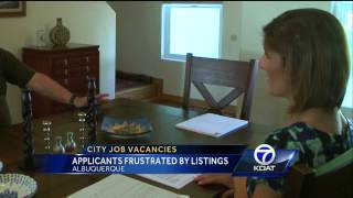 City job listings: Applicants frustrated
