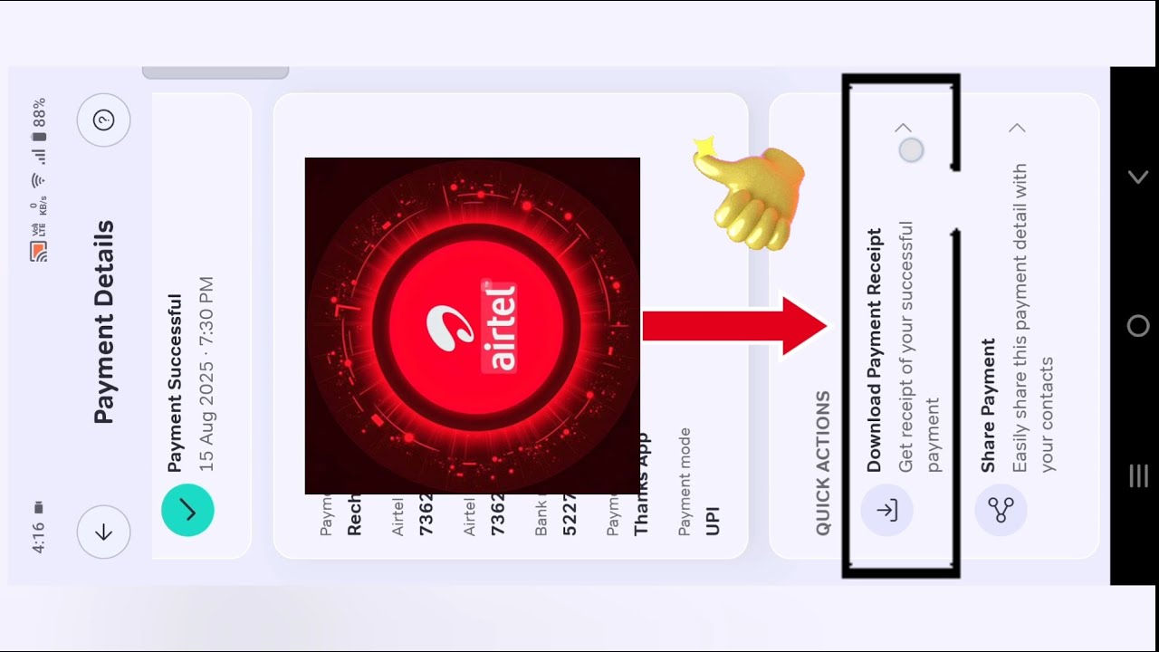 How to Download Airtel Bill/Invoice 2025 in Airtel Thanks App for Prepaid Postpaid Broadband & DTH