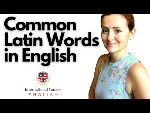 The Most Common Latin Words We Commonly Use In English