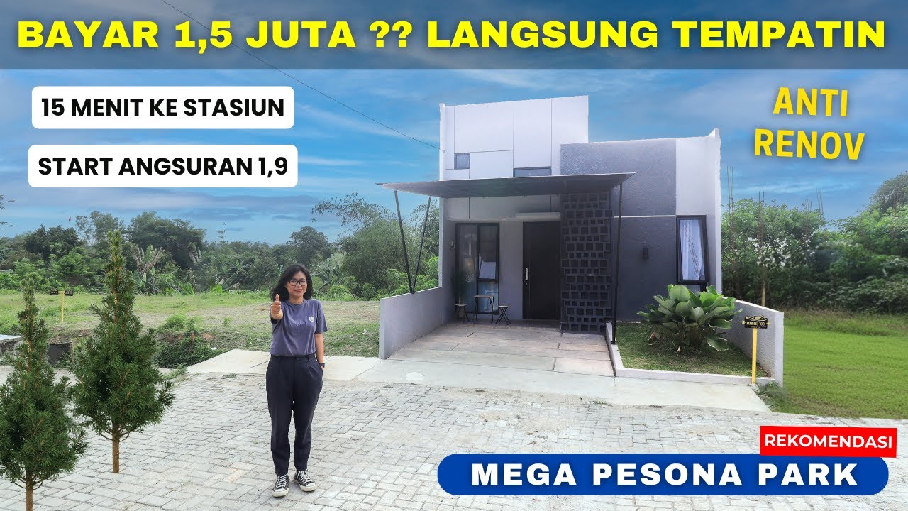 Rumah Tanpa DP Dekat Stasiun dan Puspem Tangerang Dibantu Sampai Punya Rumah - Mega Pesona Park