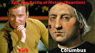 This Is SO Hilarious!!! Christopher Columbus vs Captain Kirk - ERB - Epic Rap Battle (Reaction)