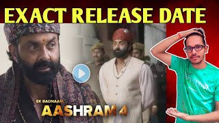 Ashram 4 Release Date Aashram Season 4 Release Date Aashram 4 Trailer Aashram 3