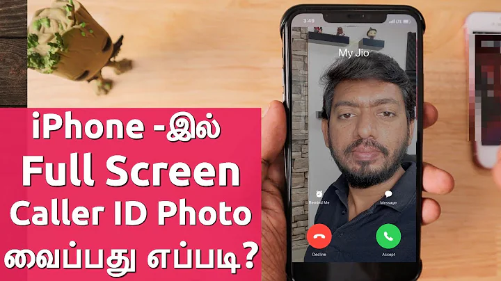 Fix iPhone Incoming Caller ID Full Screen Photo Problem (தமிழ்)