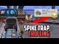 I Trolled an ENTIRE SQUAD with Spike Traps!! | PUBG MOBILE