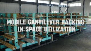BotroRacking's Intelligent Mobile Cantilever Racking: Redefining Storage Efficiency#mobilecantilever
