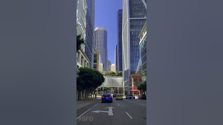 San Francisco city of California USA