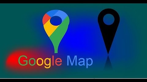 How to make Google Map Logo design | Google Maps Logo Make In Corel Draw | Map location icon design