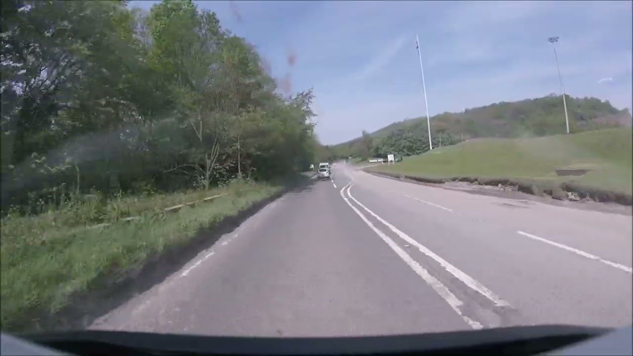 UK railway crossing - Shepton Mallet - A361 - 